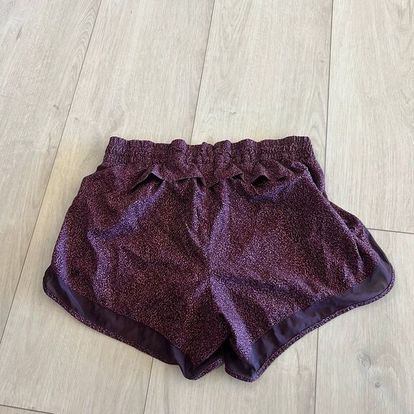 Athleta Womens Shorts Printed Mesh Racer Run Mid Rise Elastic waistband size s - Picture 6 of 11